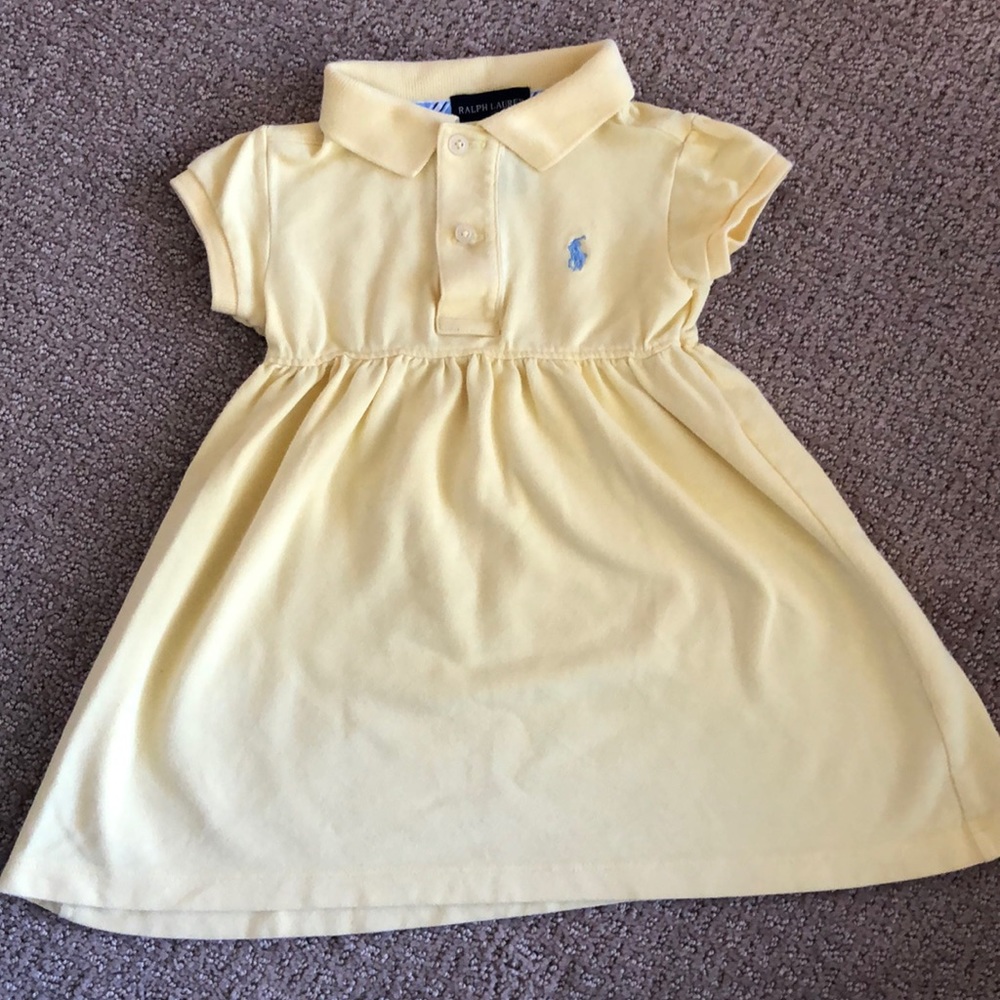 Ralph Lauren Yellow Collared Dress 2T